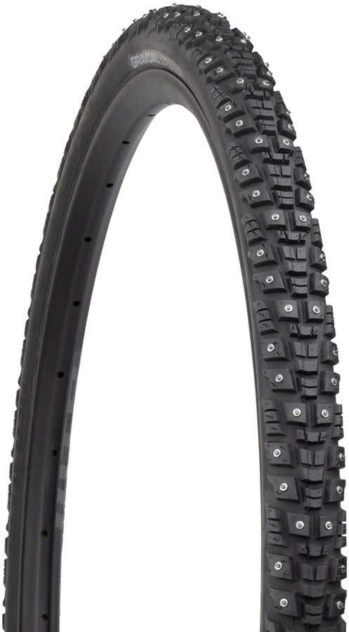 45NRTH GRAVDAL TIRE - 650B X 38 CLINCHER STEEL BLACK 33TPI 240 CARBIDE STEEL STUDS