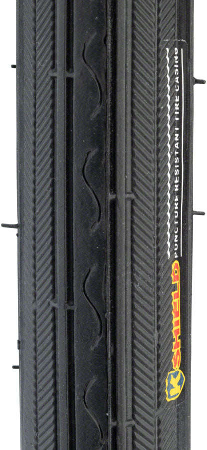 KENDA STREET K40 TIRE - 26 X 1-3/8 CLINCHER WIRE BLACK 60TPI