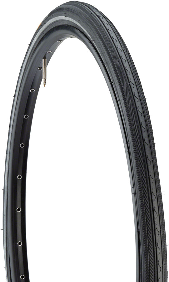 KENDA STREET K40 TIRE - 26 X 1-3/8 CLINCHER WIRE BLACK 60TPI