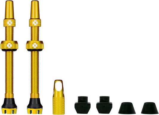 Muc-Off V2 Tubeless Valve Kit Gld 60mm