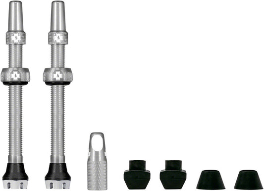 Muc-Off Tubeless Valves v2 -  Silver 60mm