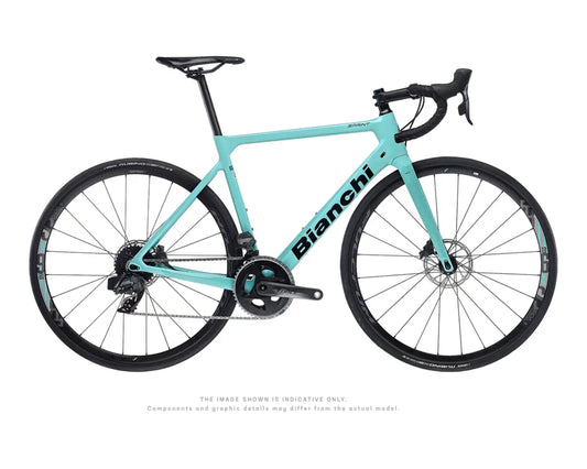 2021 Bianchi Sprint Disc Force eTap  CK16/BlkFull Gls 59