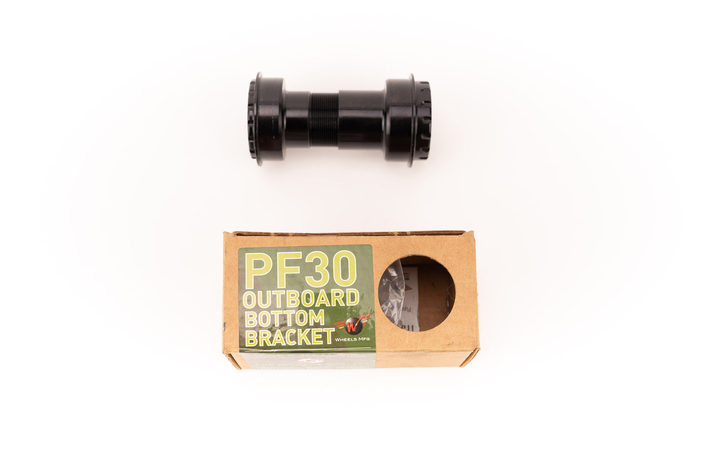 WMFG PF30A Frame to Hollowtech II Spindle Outboard Thread Together BB Blk