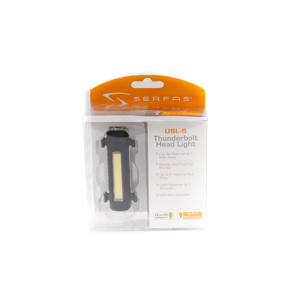 Serfas Thunderbolt Head Light Blk