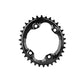 Absolute Black Oval Shimano XT M8000/MT700 Chainring Threaded