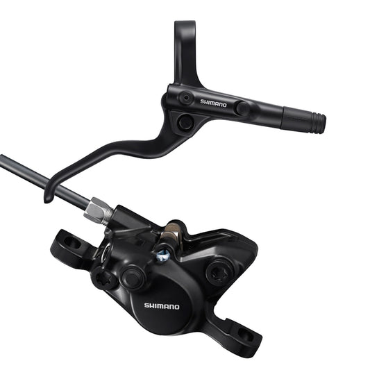 DISC BRAKE ASSEMBLED SET BL-MT201(L) BR-MT200(F) BLACK W/O ADAPTER RESIN PAD (W/O FIN) SM-BH59-SS BLACK 1000 MM BLACK