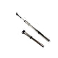 Giyo CNC Mini Tire Pump with Inline Gauge and Retractable Hose Sil