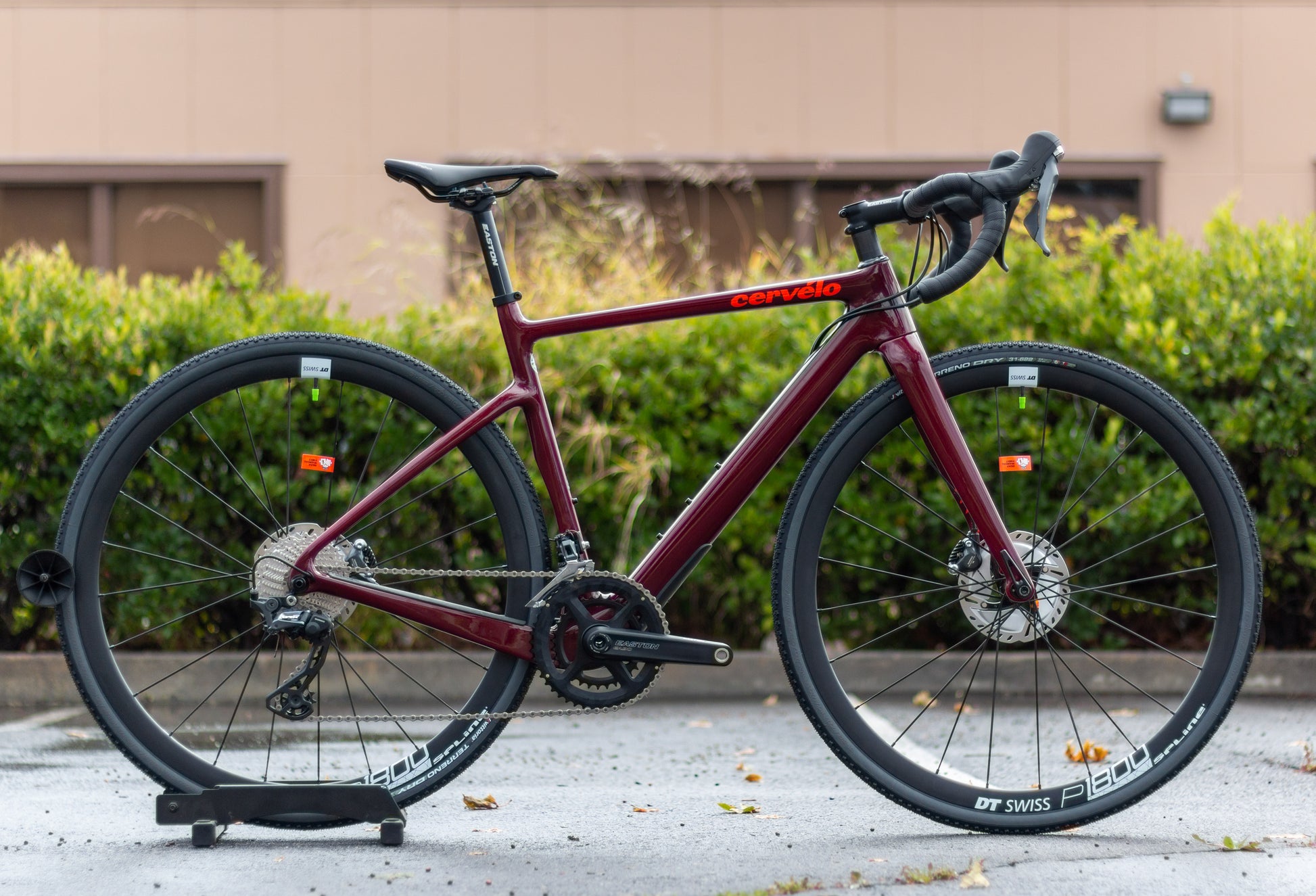 2020 Cervelo Aspero GRX Org/Burgundy 51 – Rock N' Road