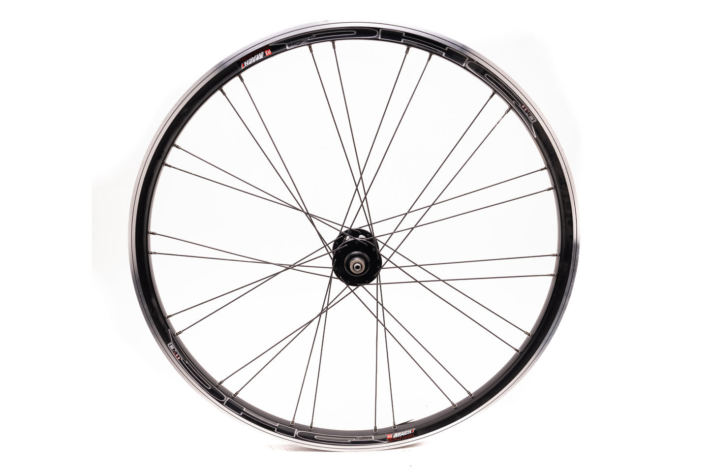 Mach1 540 DHG Front 6Bolt Disc/Rim brake QR 700c Wheel Blk