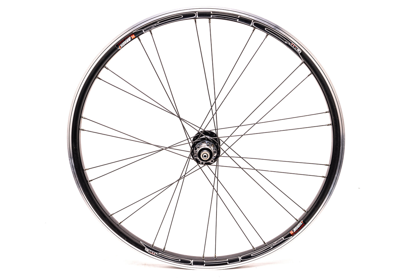 Mach1 540 DHG Front 6Bolt Disc/Rim brake QR 700c Wheel Blk