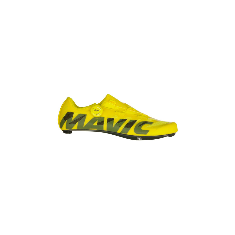 Mavic Cosmic SL Ultimate Shoes Yellow/Black 9.5 "Pair"
