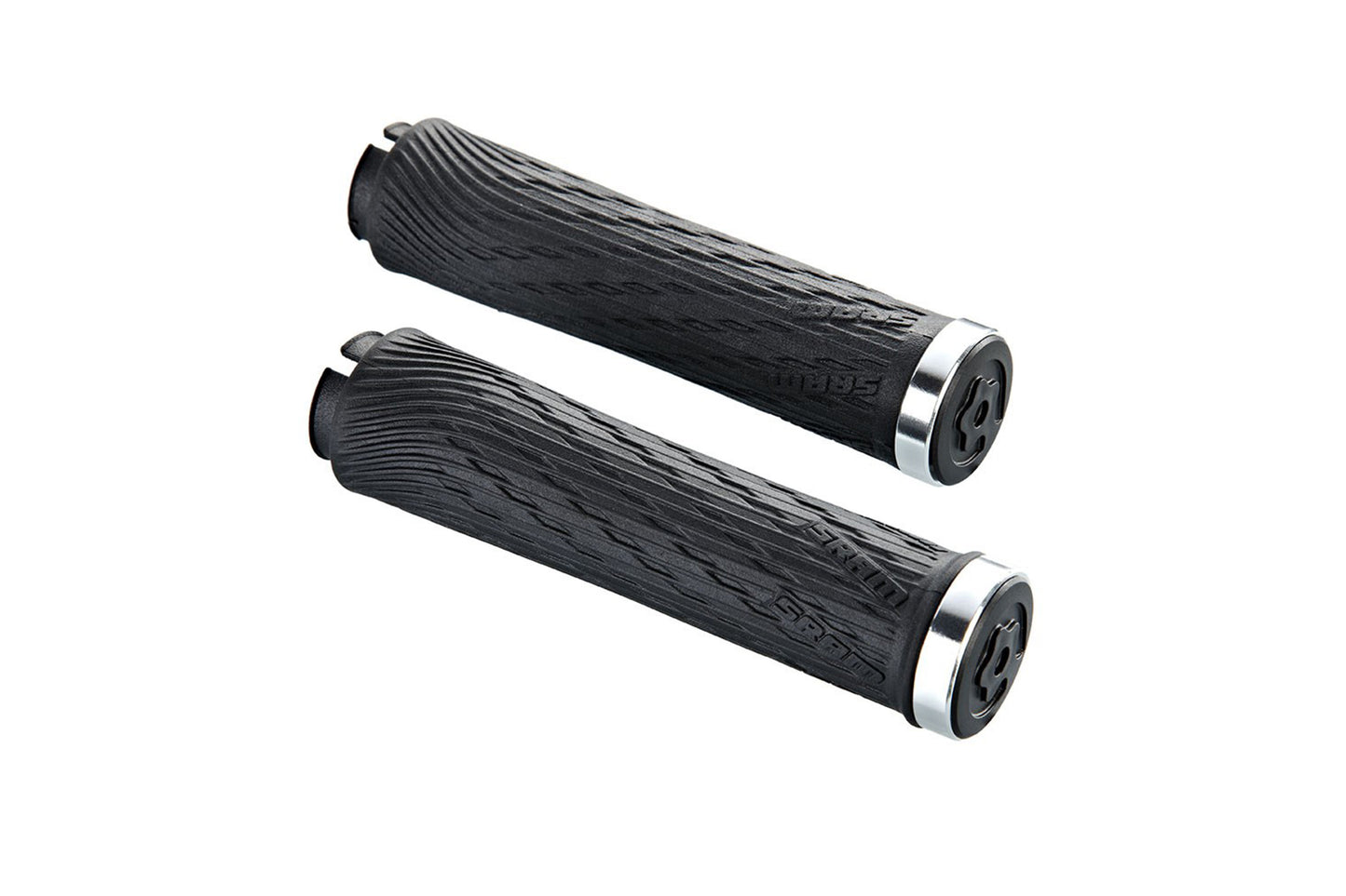 SRAM Locking Grips for Grip Shift Full Length 122mm with Clamps and End Plug