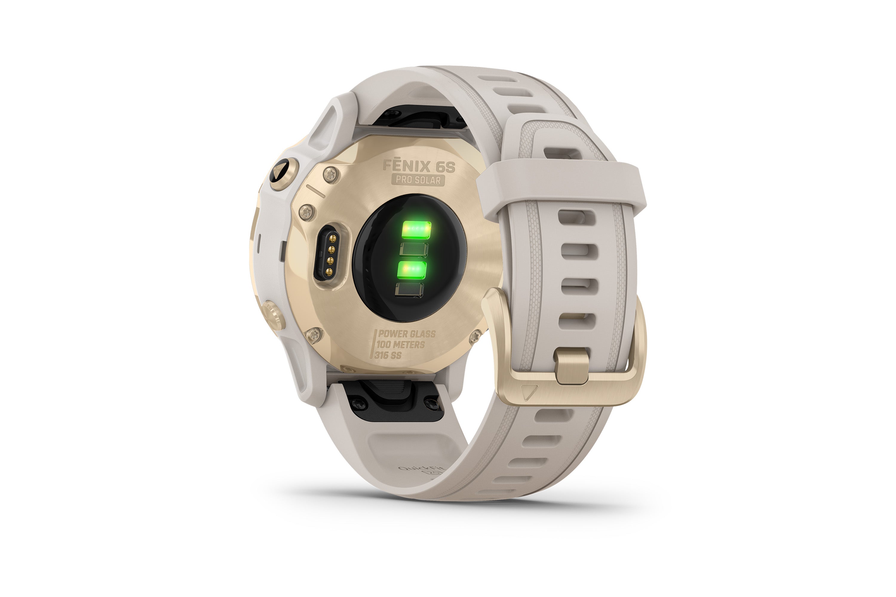 Garmin fenix 6s pro solar light gold with light sand best sale band