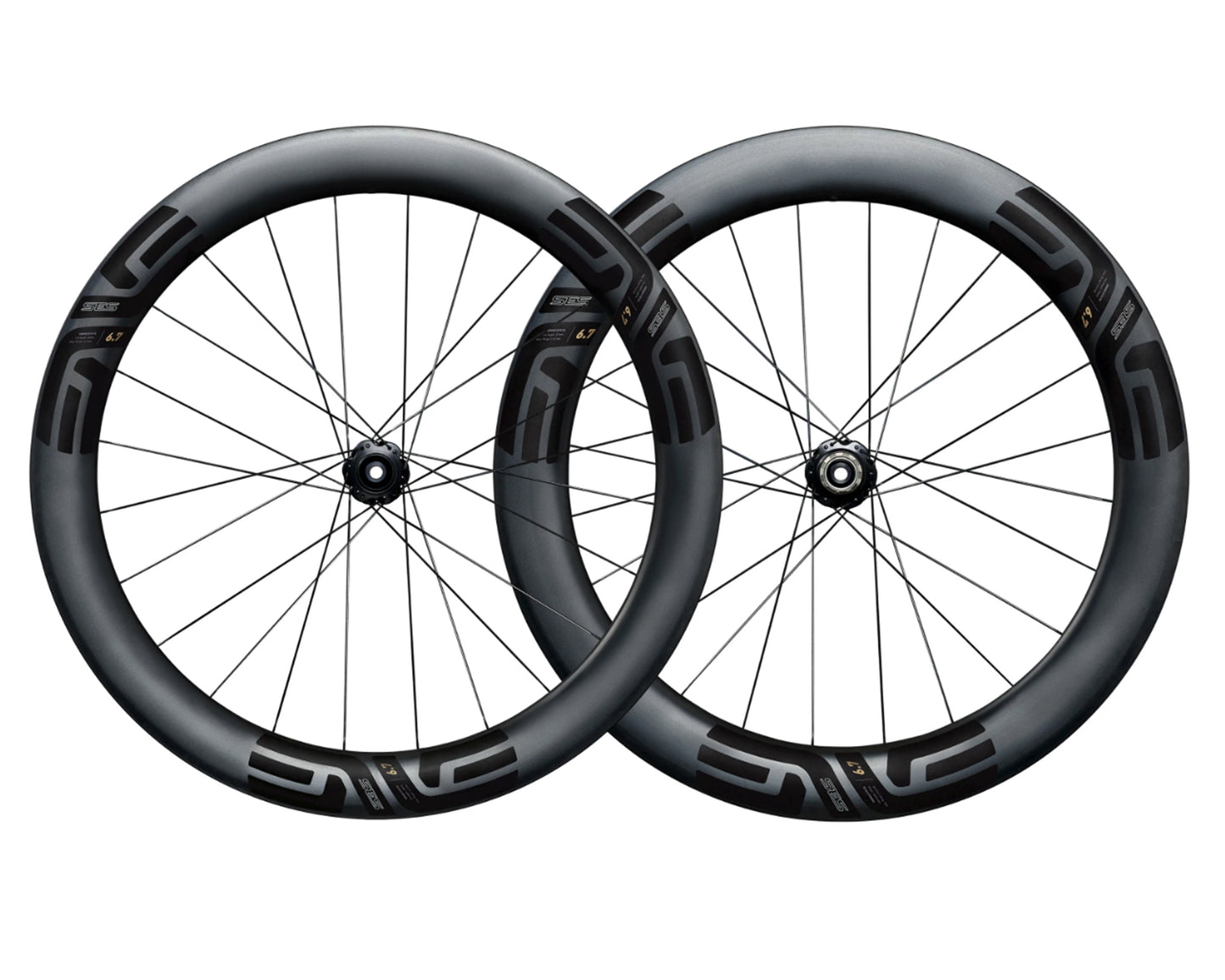 Enve SES 6.7C HG11 12x100/142 Wheelset Blk Decal