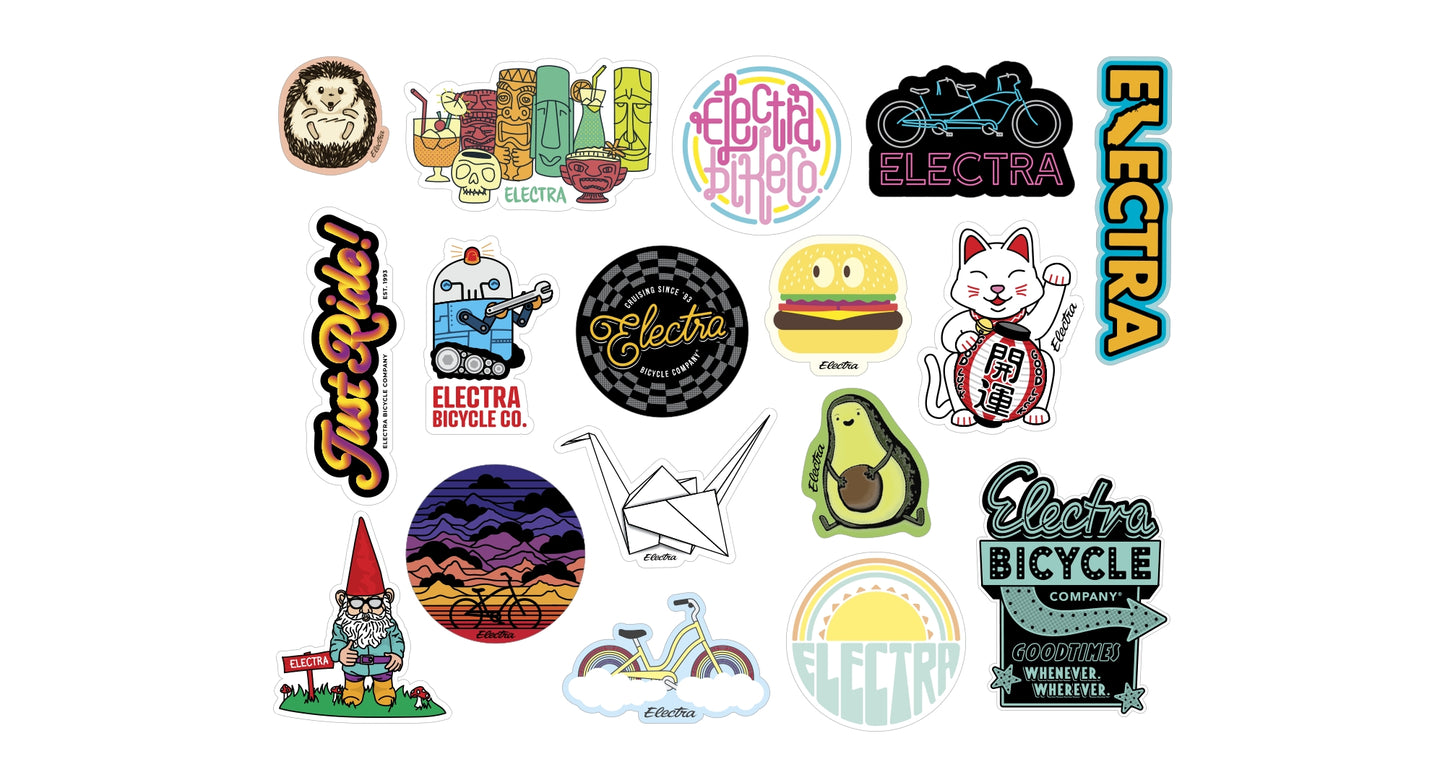 Electra Decal  Sticker Pack 3.0