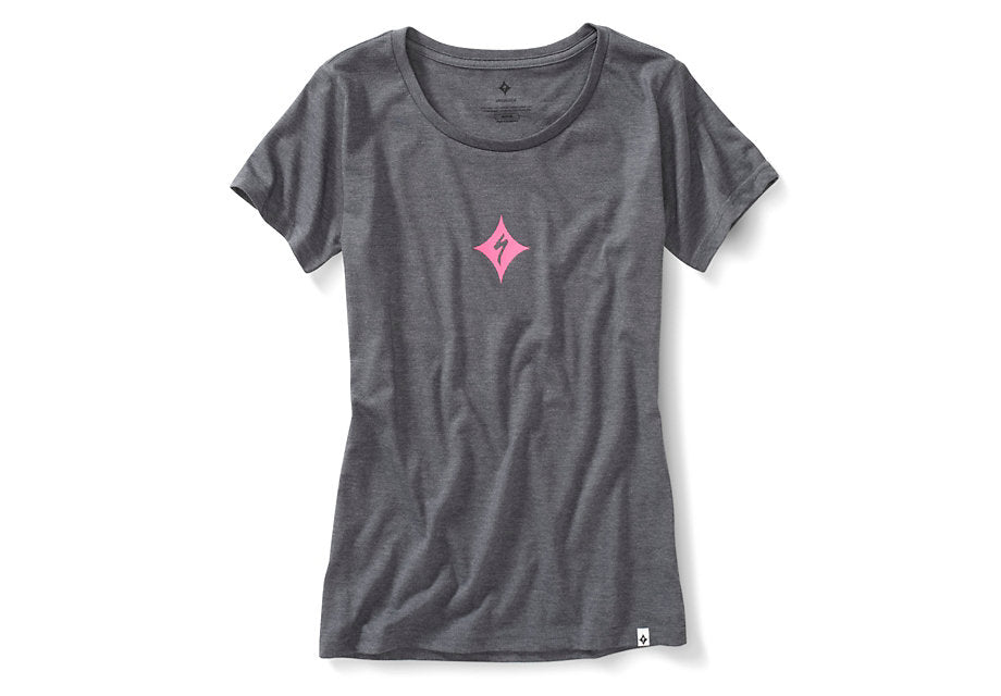 Specialized Brand Tee Wmn Tee Carbon X-Small