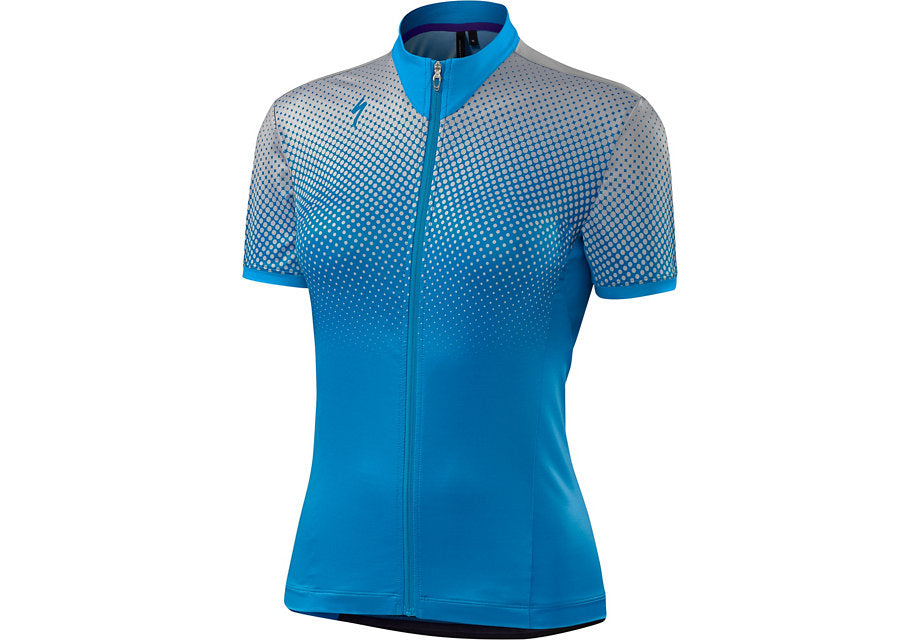 Specialized Rbx Comp Jersey Ss Wmn Jersey Geo Crest/Neon Blue X-Small