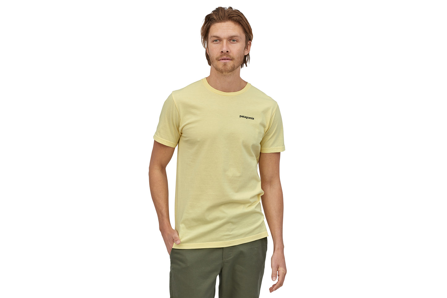 Patagonia P-6 Logo Organic Tee Resin Yellow