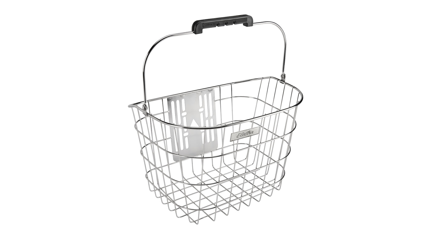 Electra Basket  Stainless Wire QR Front