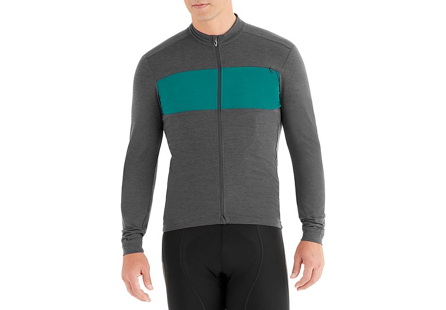 Specialized Rbx Drirelease Merino Jersey Ls Jersey Carbon/Deep Turquoise XX-Large