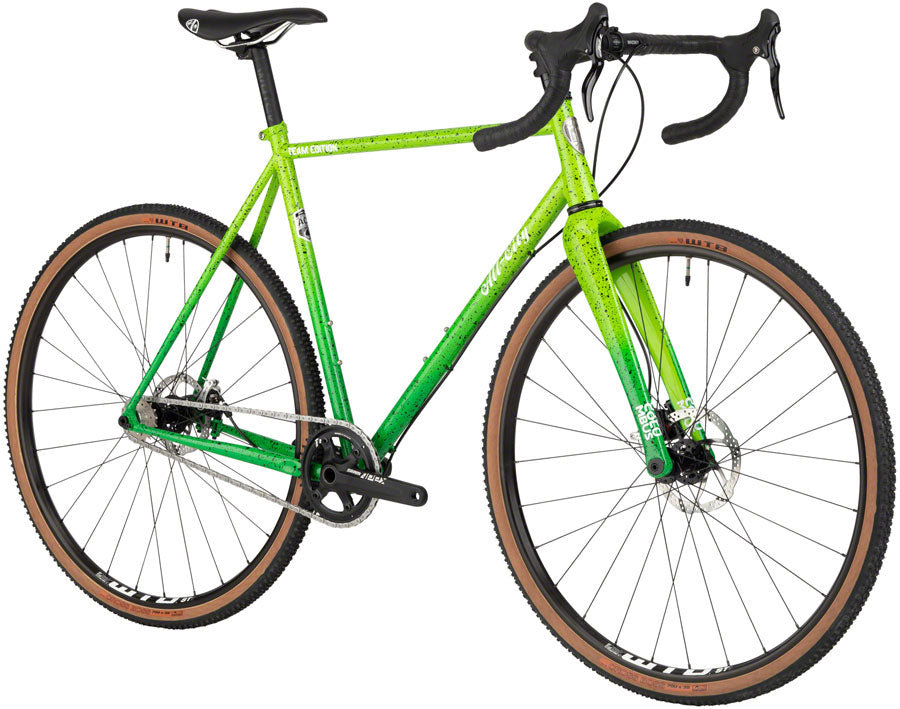 All-City Nature Boy A.C.E. Bike - Green Fade Splatter