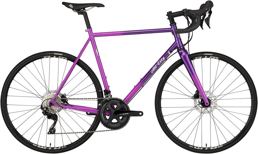 All-City Zig Zag 105 Bike - Purple Fade