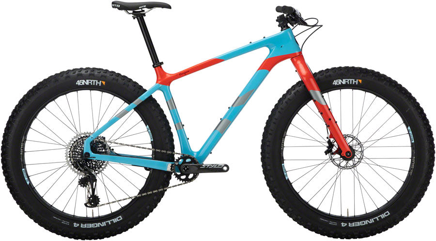 Salsa Beargrease Carbon X01 Eagle Fat Bike - Blue