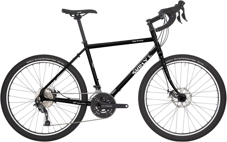 Surly Disc Trucker Bike - Hi-Viz Black 26