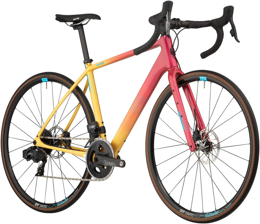 Salsa Warroad Force AXS Bike - Pink/Yellow Fade, 700