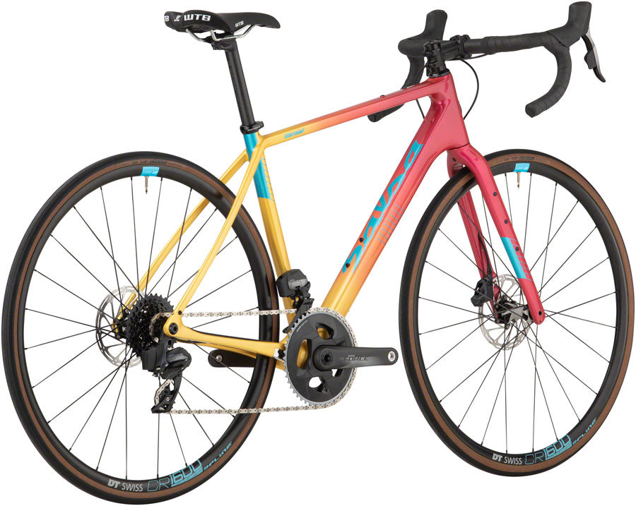 Salsa Warroad Force AXS Bike - Pink/Yellow Fade, 700