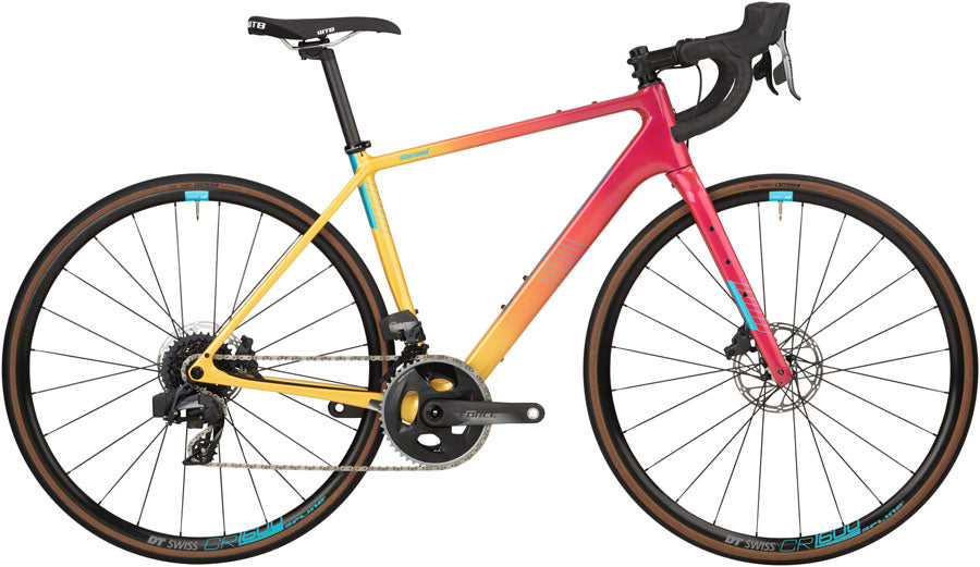 Salsa Warroad Force AXS Bike - Pink/Yellow Fade, 700