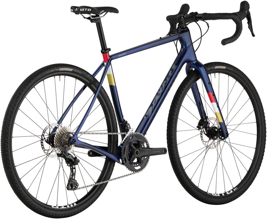 Salsa Warbird Carbon GRX 600 Bike - Dark Blue