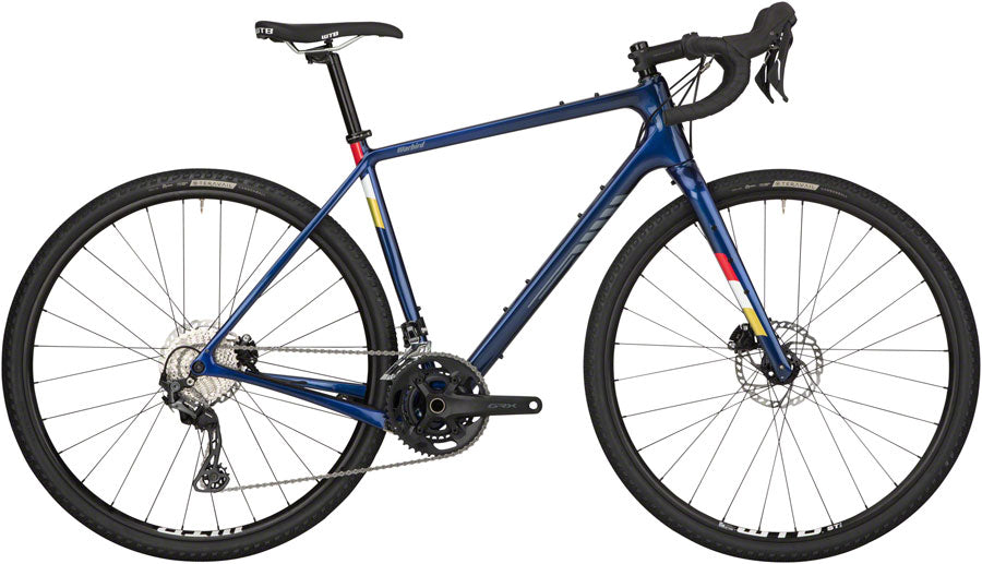 Salsa Warbird Carbon GRX 600 Bike - Dark Blue