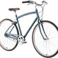 Civia Lowry 8-Speed Internal Step-Over Bike - Gray/Lime Green
