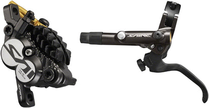 Shimano Saint BL-M820-B/BR-M820 Disc Brake and Lever - Front, Hydraulic, Post Mount, Finned Metal Pads, Black