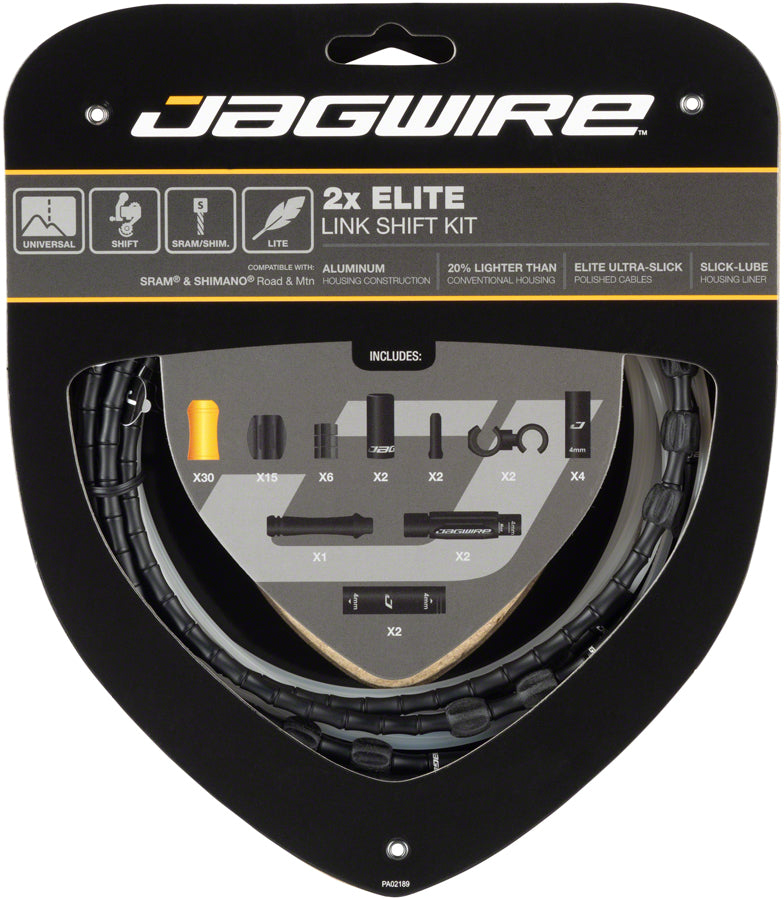 Jagwire 2x Elite Link Shift Cable Kit