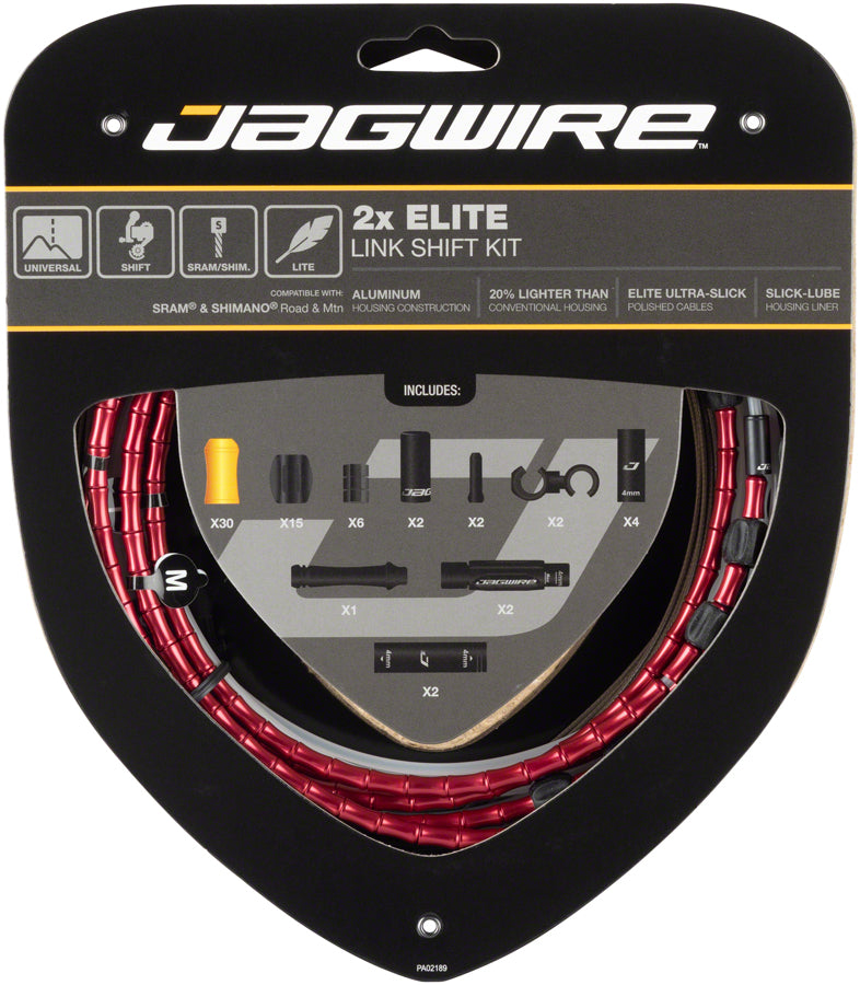 Jagwire 2x Elite Link Shift Cable Kit