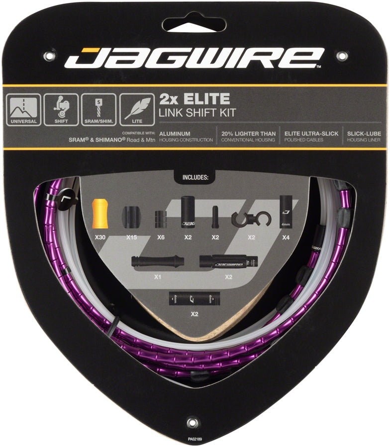 Jagwire 2x Elite Link Shift Cable Kit