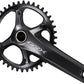 Shimano GRX FC-RX810-1 Crankset - 172.5mm, 11-Speed, 42t, 110 BCD, Hollowtech II Spindle Interface, Black