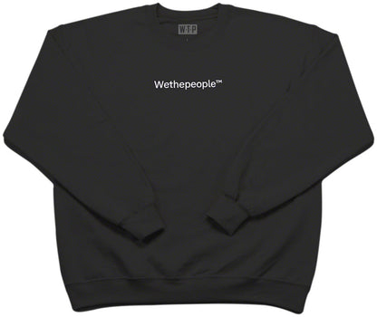 We The People WTP Embroidery Crew Neck