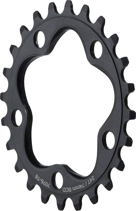 DIMENSION 30T X 74MM CHAINRING BLACK
