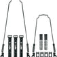 SKS Veloflexx 65 29"  Clip-On Fender Set - 29x2.35, Black