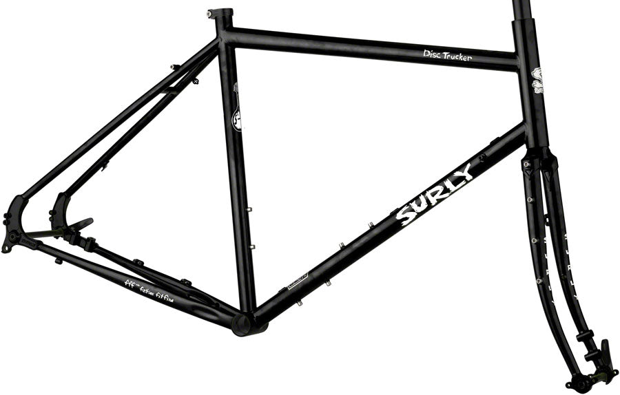 Surly Disc Trucker Frameset - Hi-Viz Black 700