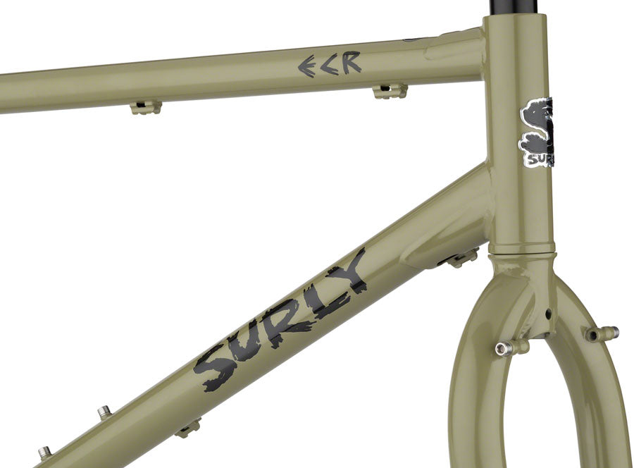 Surly ECR Frameset - 29", Tank Green