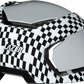 ONE Roundhouse Polarized Sunglasses: Shiny Black with Polarized Smoke Red Mirror Lens