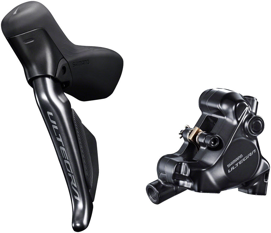 DISC BRAKE SET/J-KIT DIRECT ULTEGRA ST-R8170(L) BR-R8170(F) FOR 160MM ROTOR RESIN PAD (W/FIN) W/CONNECTER INSERT 1000MM (SM-BH90 BLK)