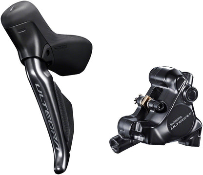 DISC BRAKE SET/J-KIT DIRECT ULTEGRA ST-R8170(L) BR-R8170(F) FOR 160MM ROTOR RESIN PAD (W/FIN) W/CONNECTER INSERT 1000MM (SM-BH90 BLK)