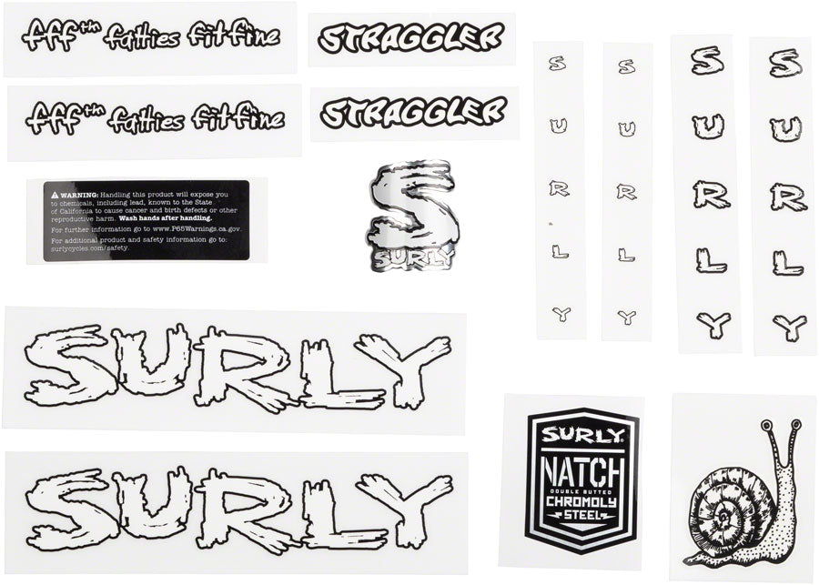 Surly Straggler Decal Set