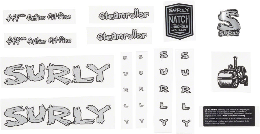 Surly Steamroller Decal Set