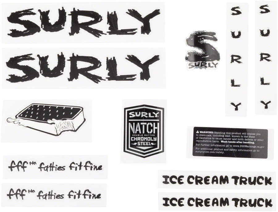 Surly Ice Cream Truck Decal Set